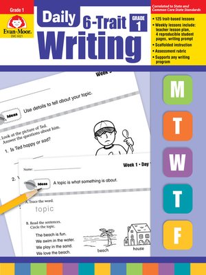cover image of Daily 6-Trait Writing, Grade 1